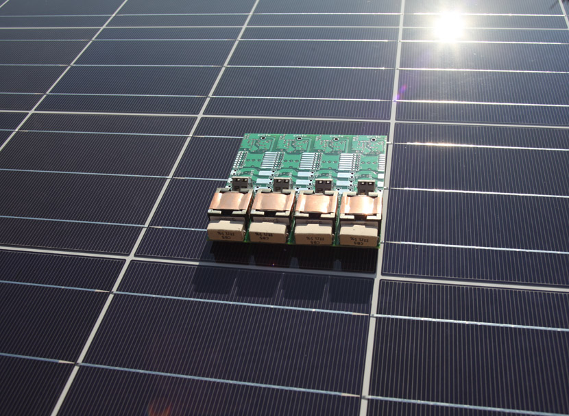 Image: MaxOut Balancer Circuit on Solar Panel